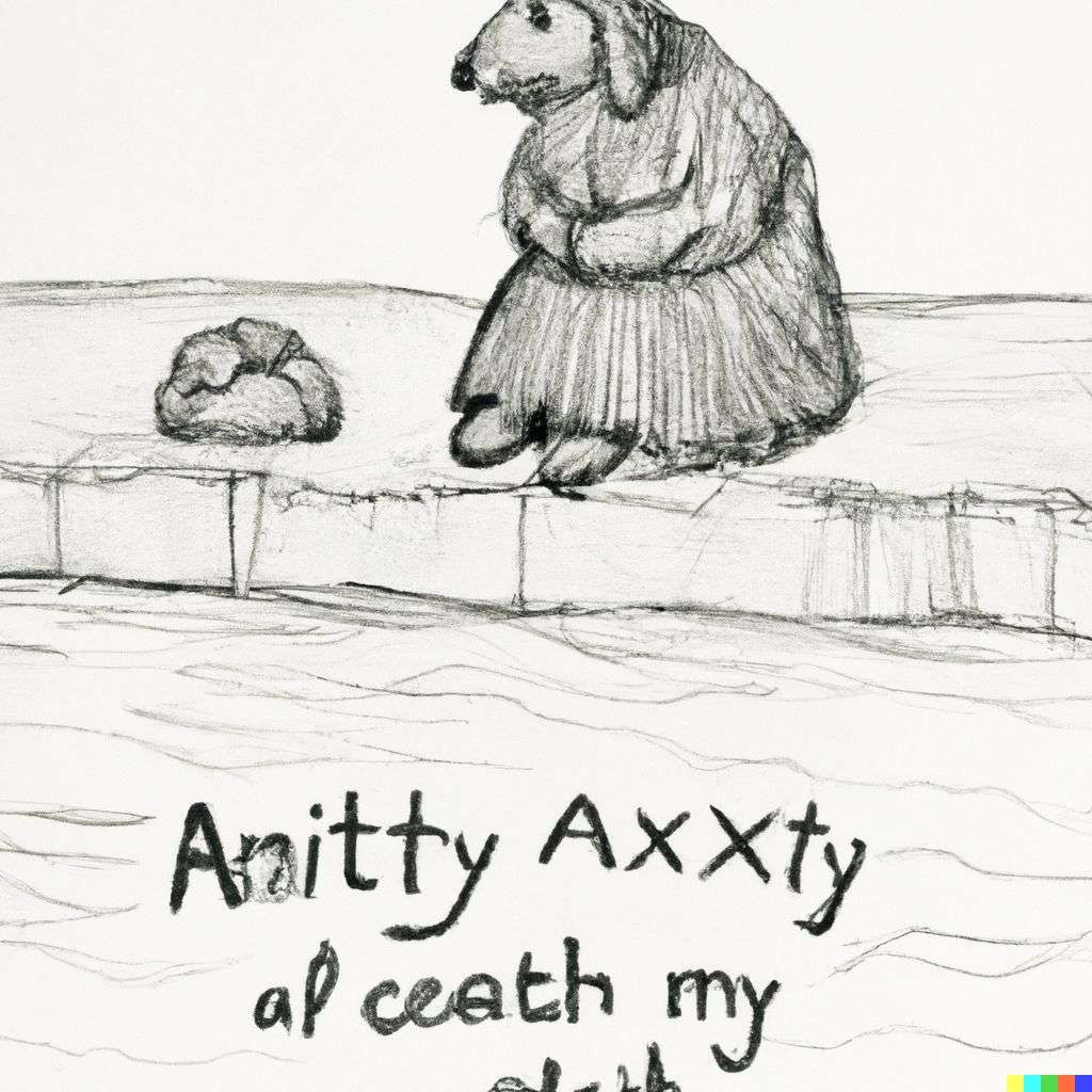 a representation of anxiety, by Beatrix Potter